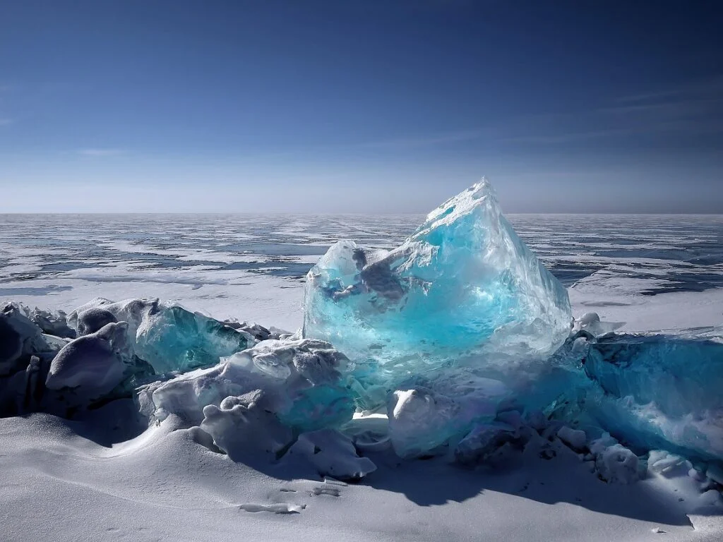 Glacier melting, a consequence of Global Warming